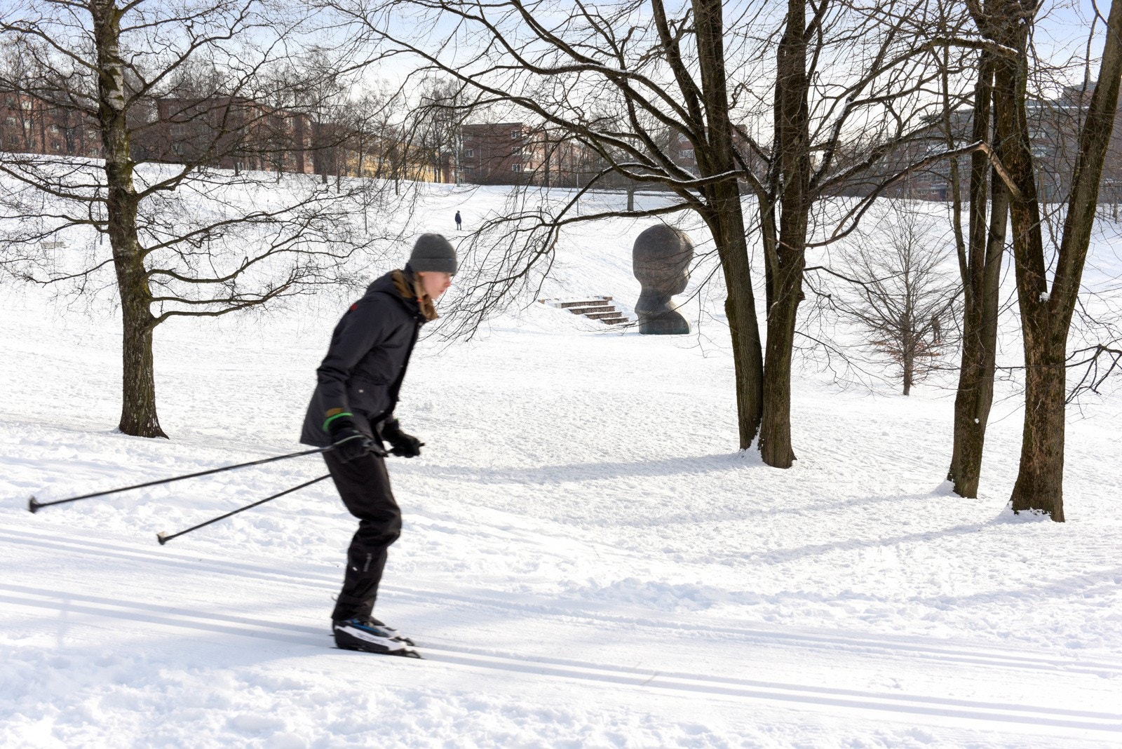 Torshovdalen legger til rette for mange vinteraktiviteter. Galleribilde