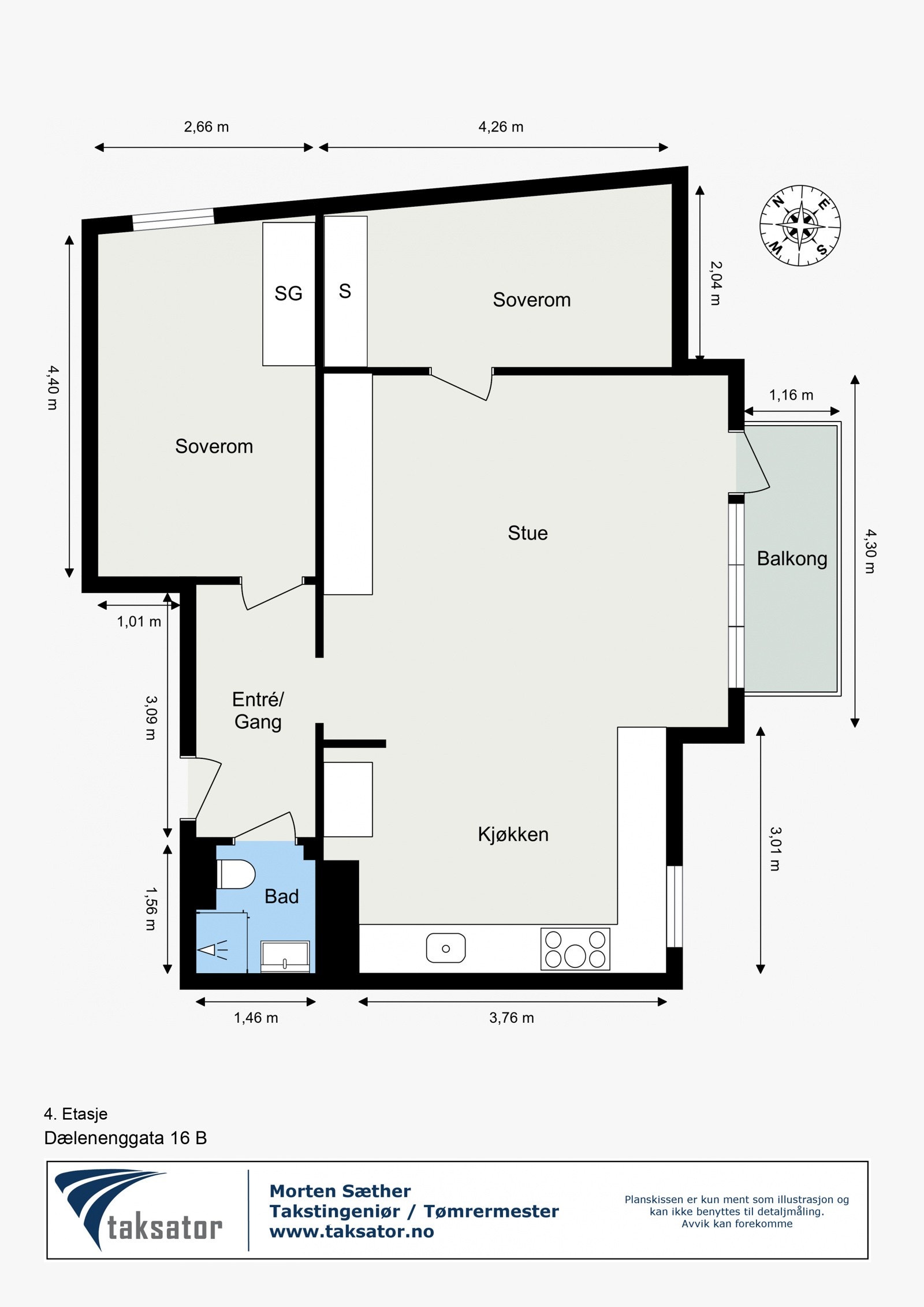 Plantegning - 4. Etasje Galleribilde