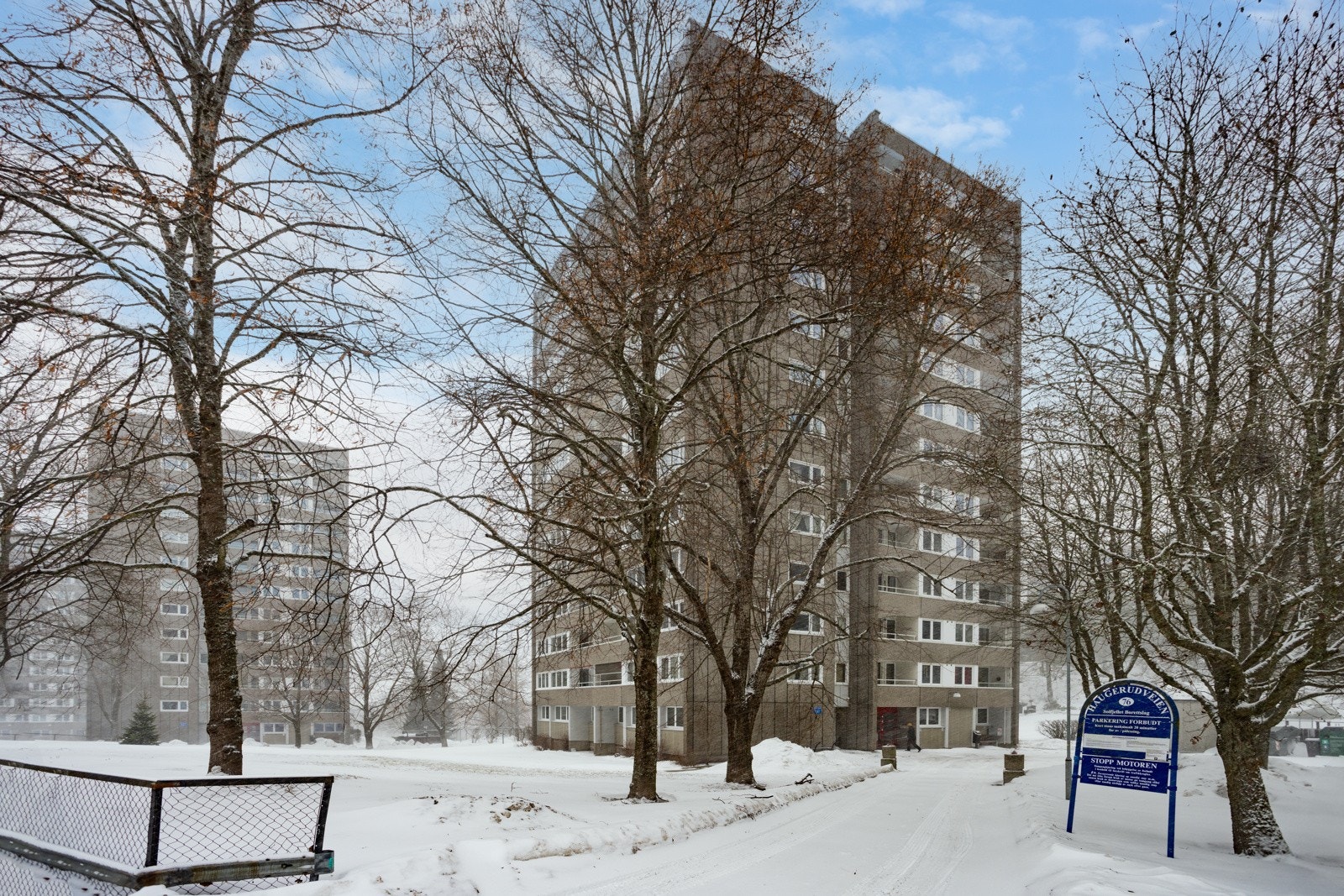 Borettslaget har fine, store fellesarealer, pent opparbeidet med gressplen, trær, lekeapparater, sittegrupper, diverse beplantning og asfalterte internveier Galleribilde