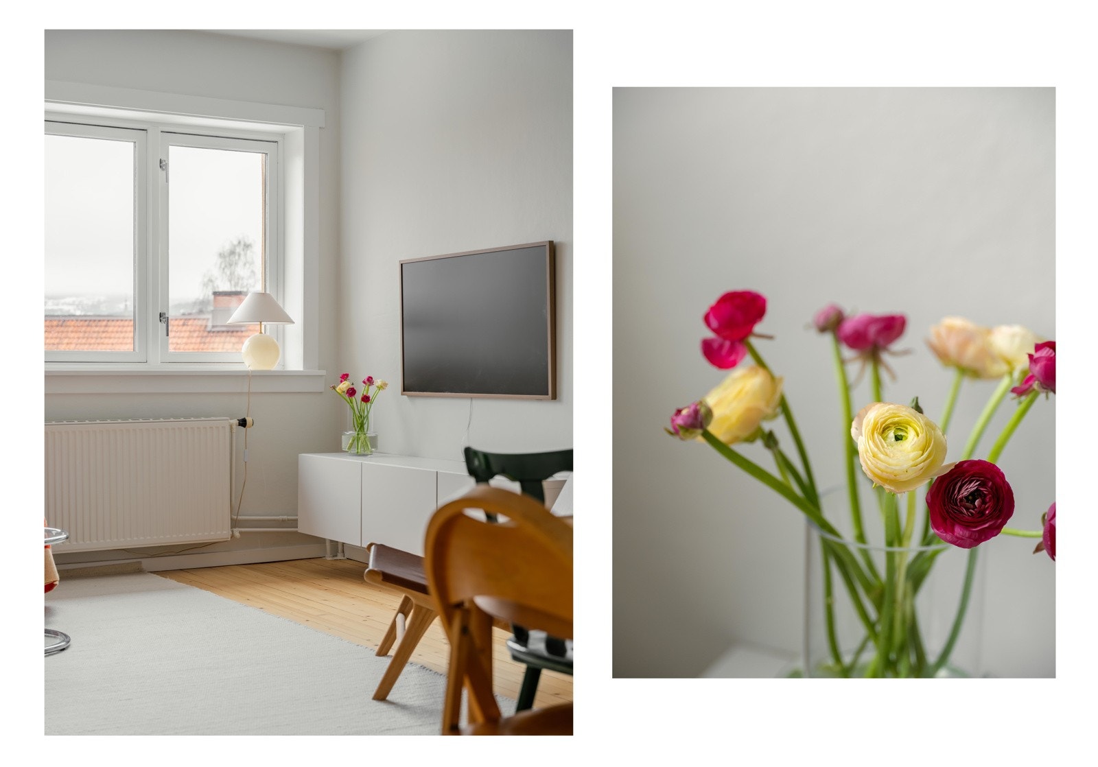 Oppvarming (via radiatorer) felles varmtvann og fiber internett er inkludert i felleskostnadene. Galleribilde