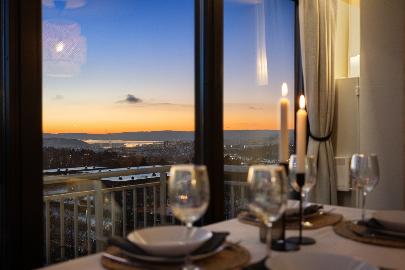 Lun kveldsstemning Galleribilde