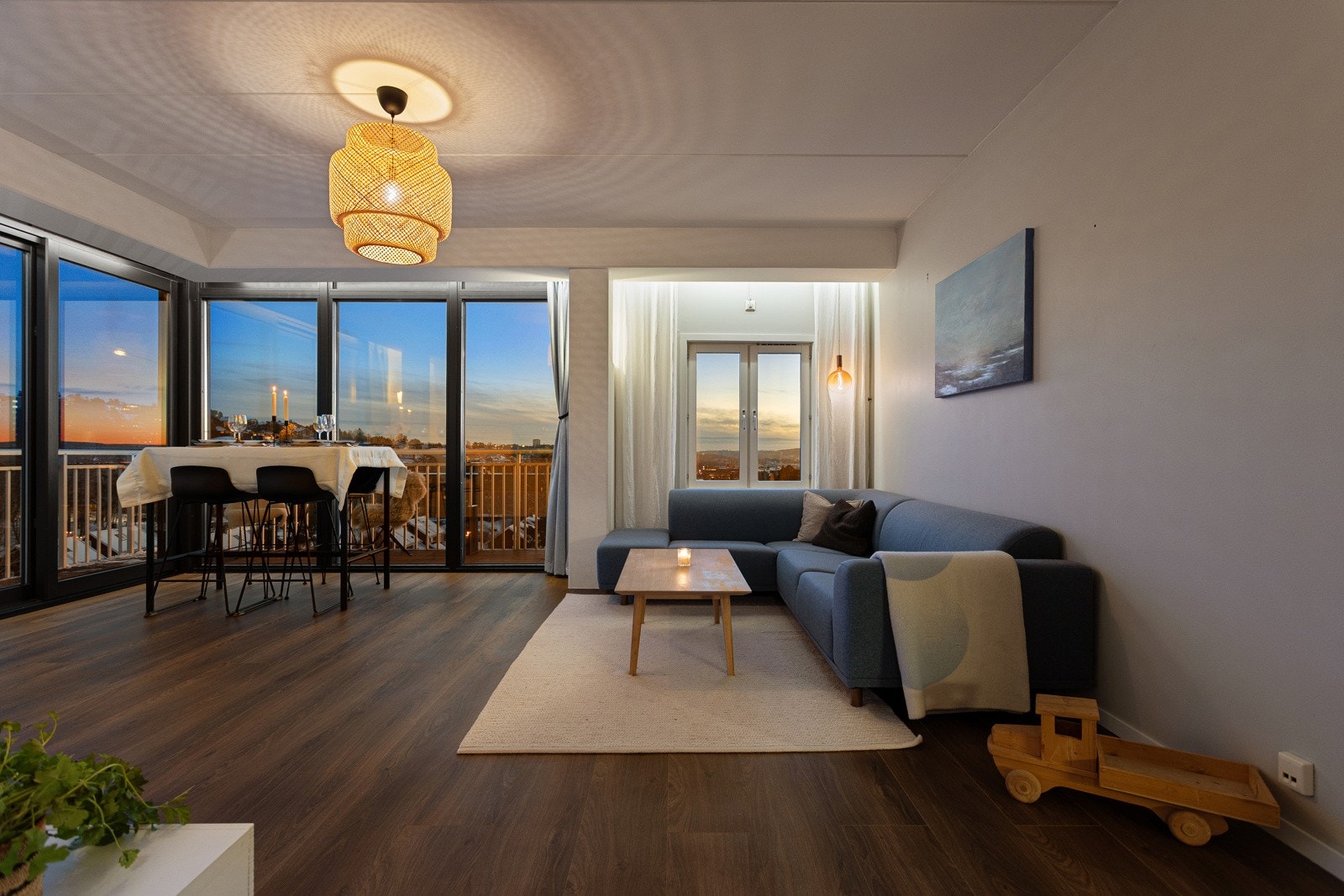 Lun kveldsstemning Galleribilde