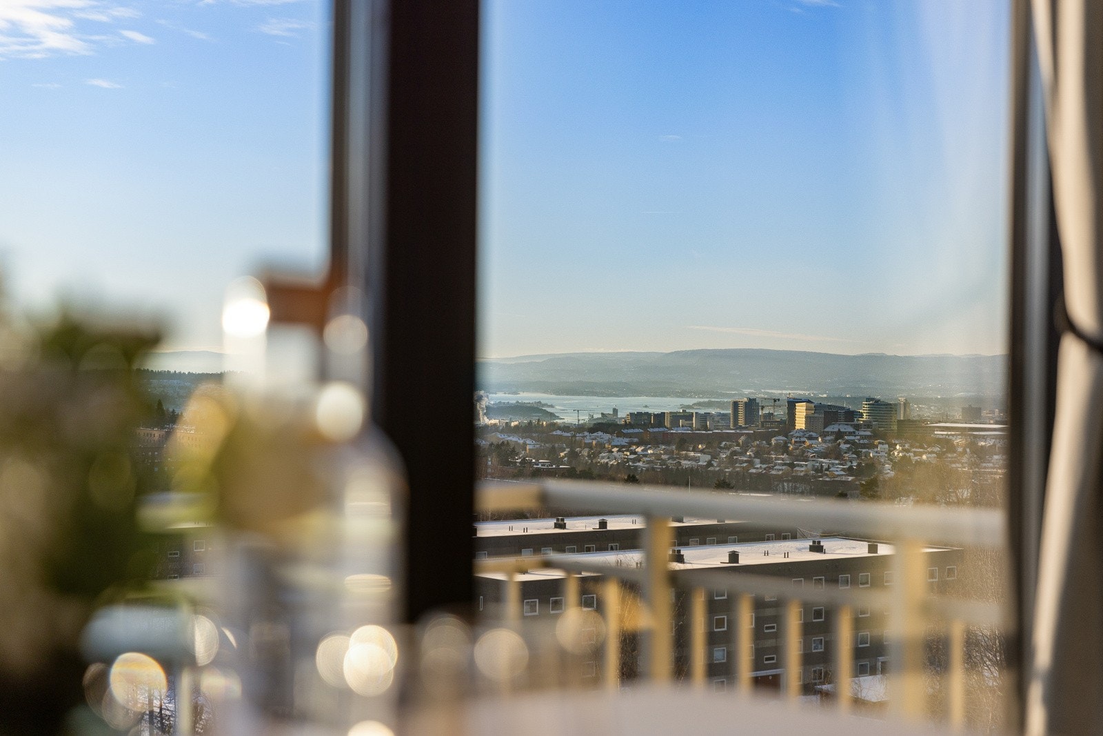 Panoramautsikt fra stuen Galleribilde