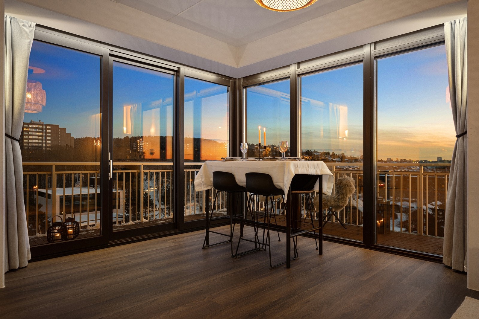 Lun kveldsstemning Galleribilde