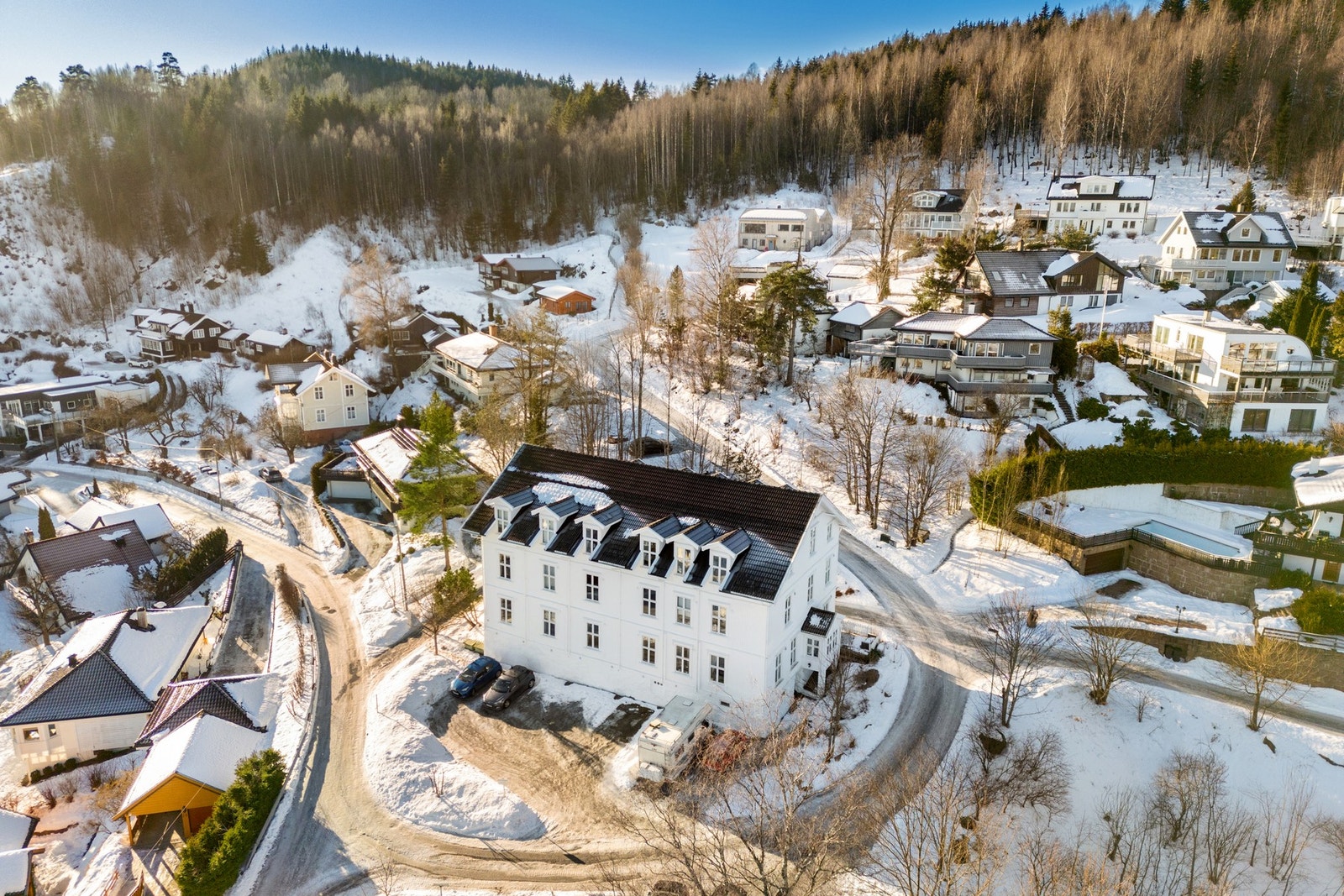 I Solstadlia har man marka rett utenfor døren! Galleribilde