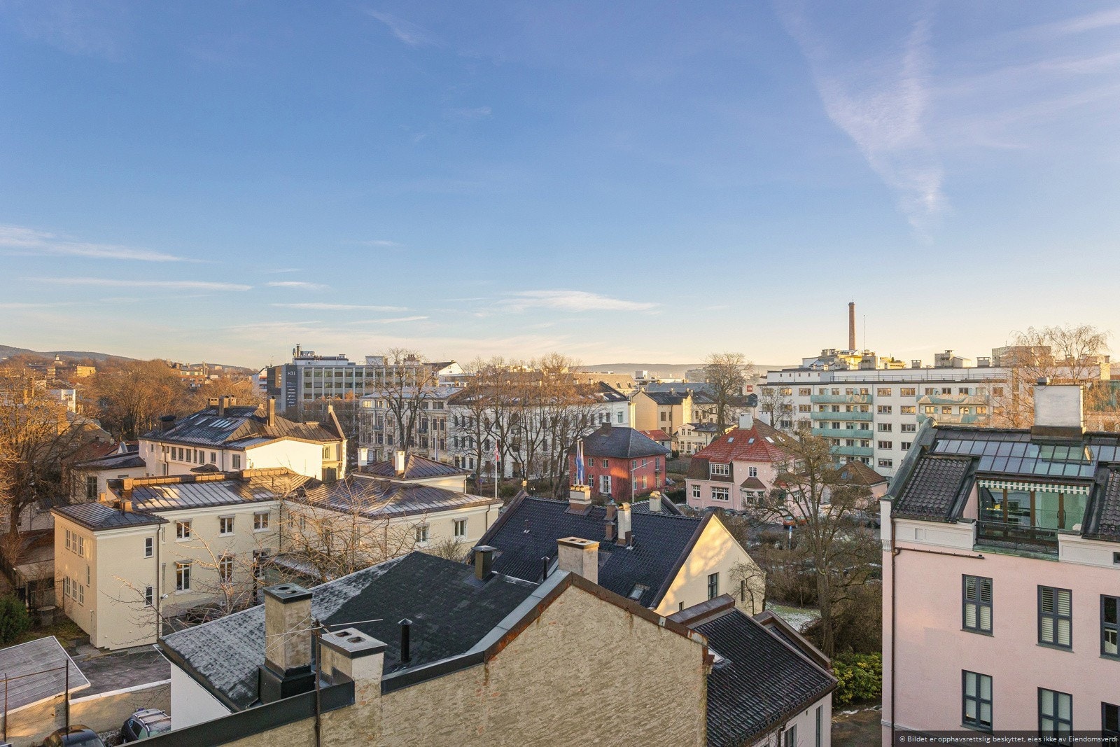 Fra takterrassen kan du nyte en unik utsikt over byens tak. Galleribilde