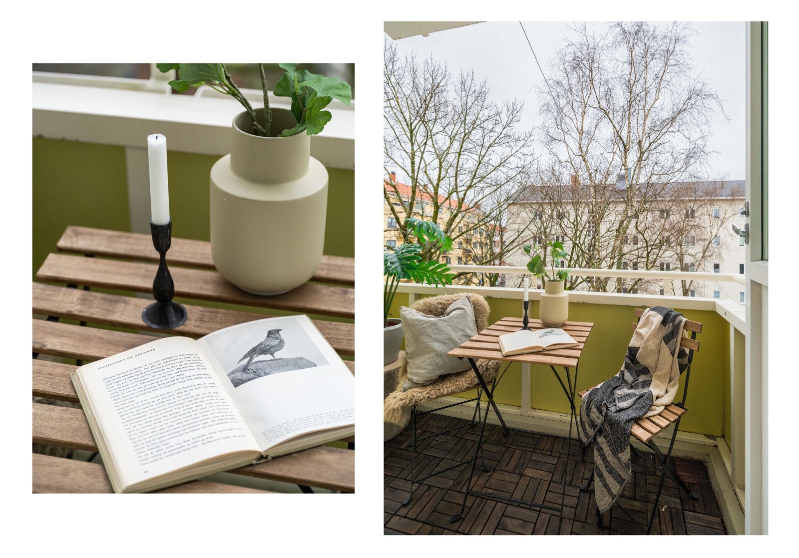 Fra stuen er det utgang til den sørvendte balkongen. Galleribilde