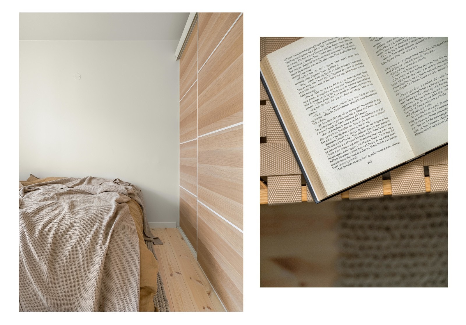 Fra stuen finner vi soverommet, vendt mot samme himmelretning som balkongen. Galleribilde