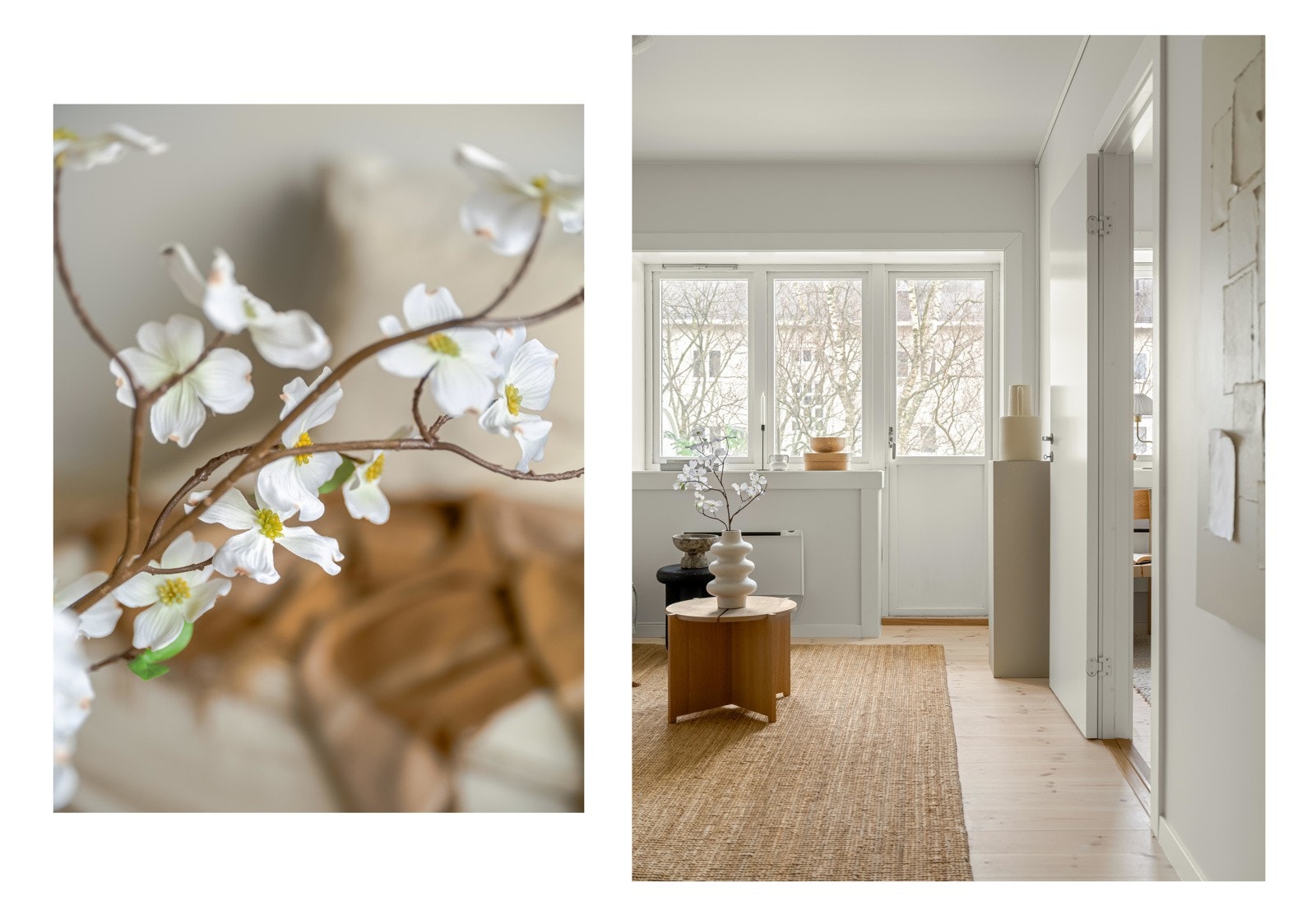 Leiligheten ble betydelig oppgradert i 2024/2025. Da ble blant annet nye tregulv lagt, i tillegg til at vegger og tak ble malt og behandlet. Galleribilde