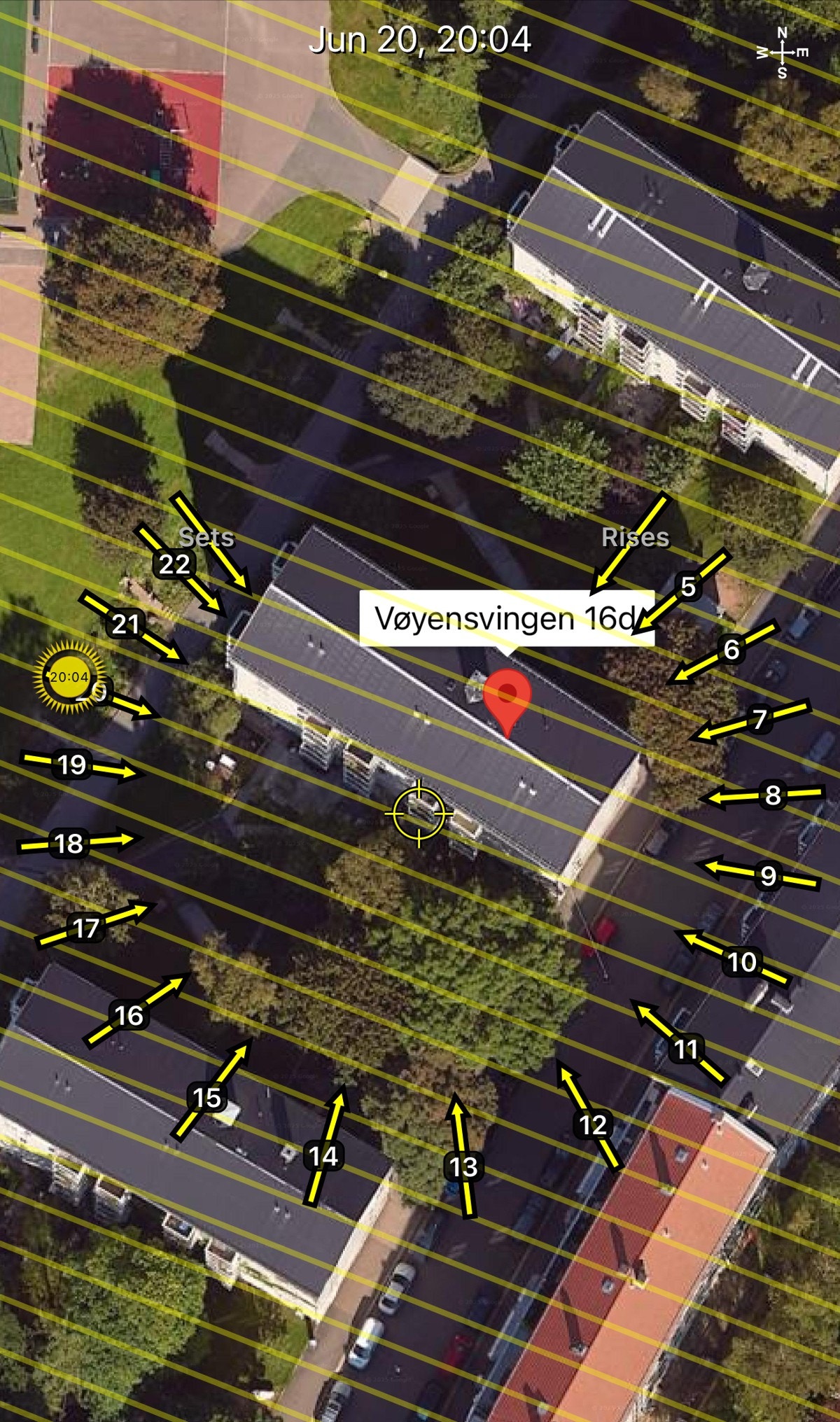 Selger opplyser om at det kan forventes solskinn fra tidlig morgen, til solen forsvinner bak St. Hanshaugen. På sommeren, altså. Galleribilde