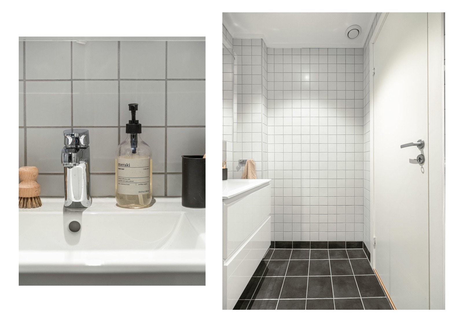 Det er naturligvis varme i gulvet og downlights i himling. Galleribilde