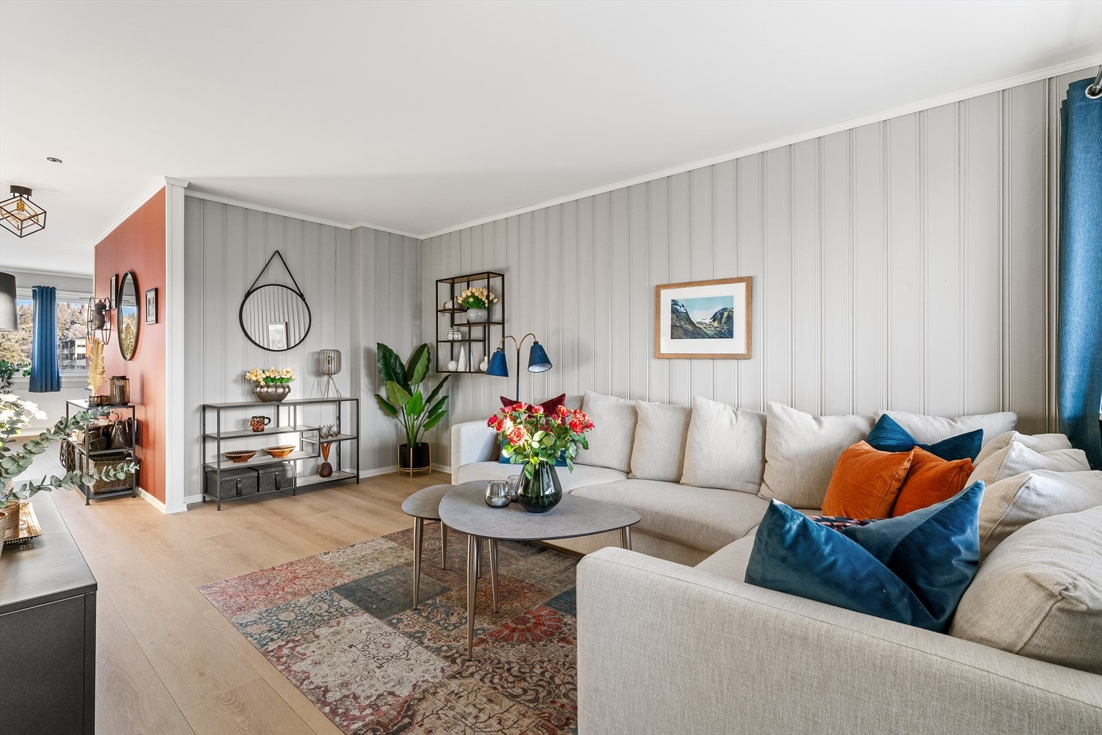 Leiligheten er gjennomgående og har ingen innsyn. Galleribilde
