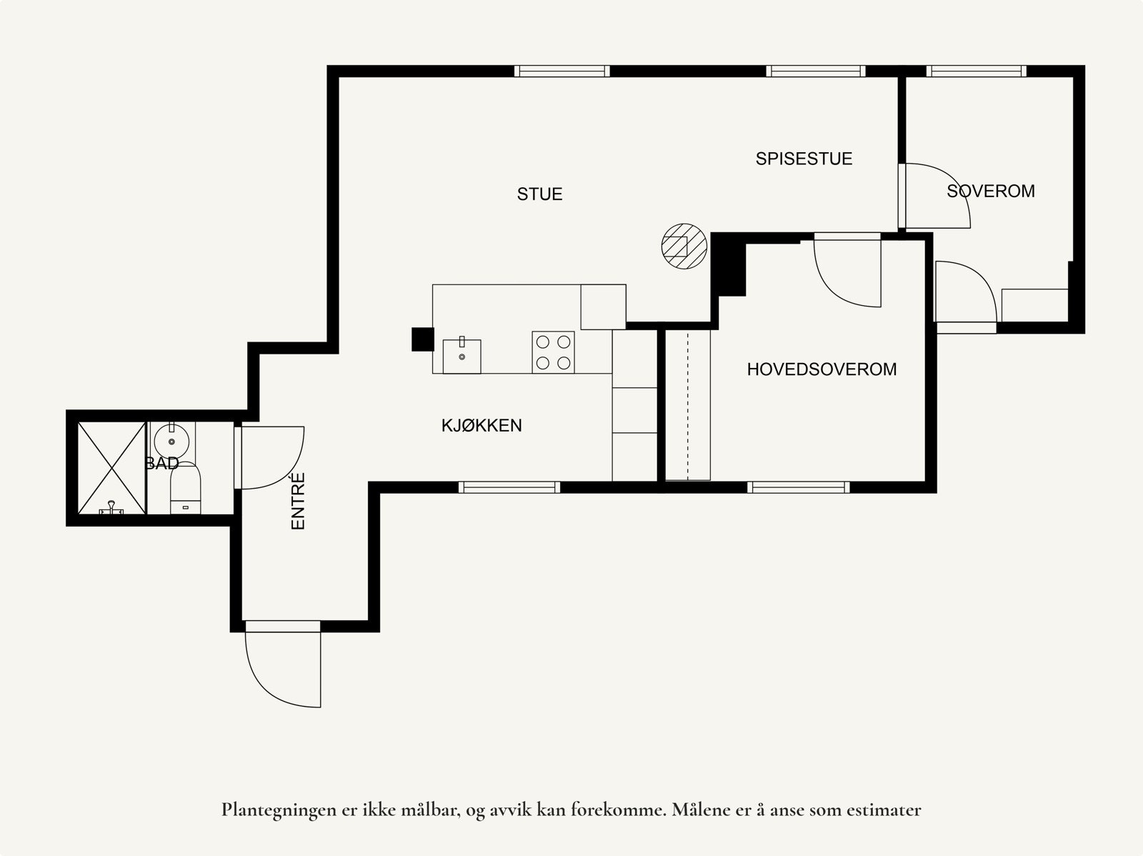 Plantegning Galleribilde