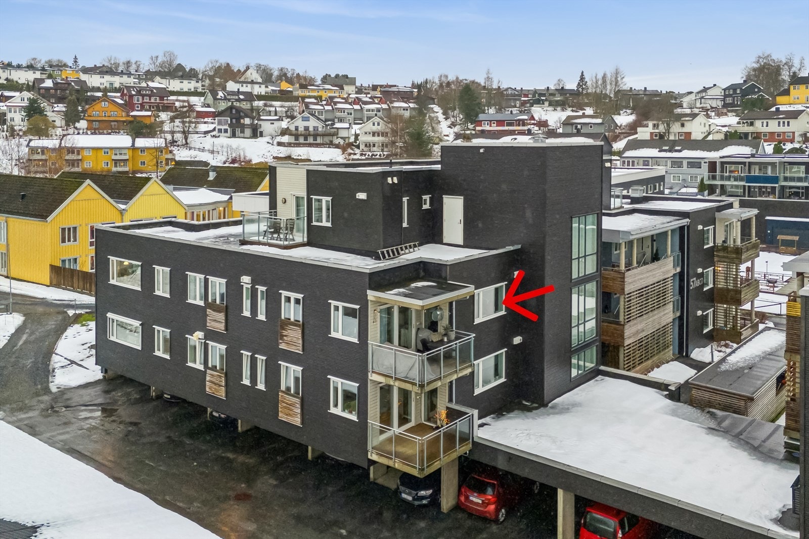 Takoverbygd balkong Galleribilde