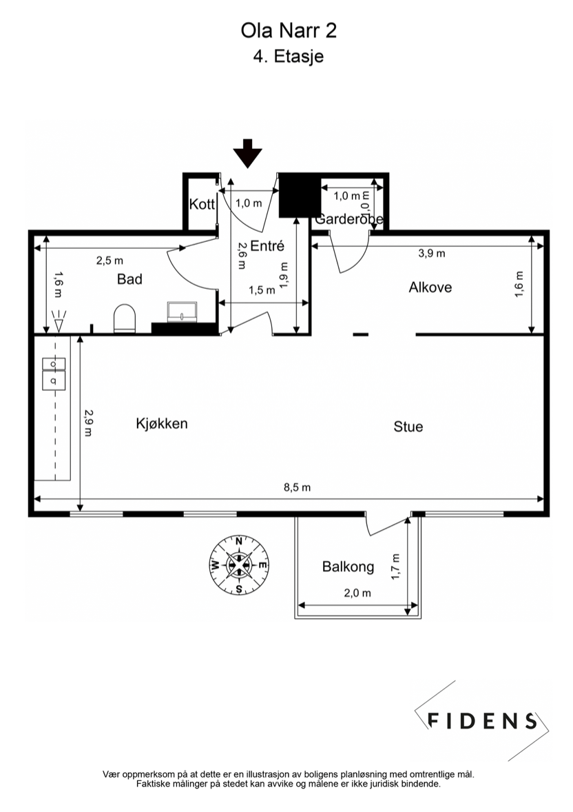 Plantegning. Galleribilde