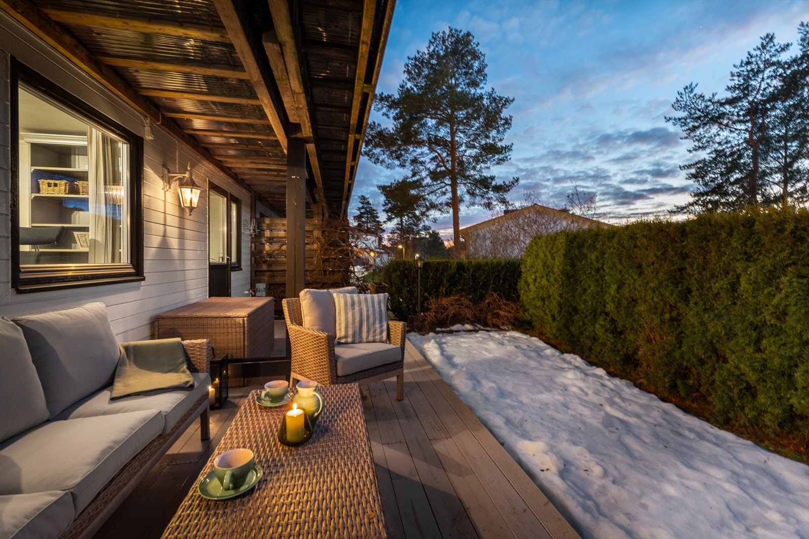 Nydelig terrasse på 18,2 kvm med hage og ingen innsyn! Galleribilde