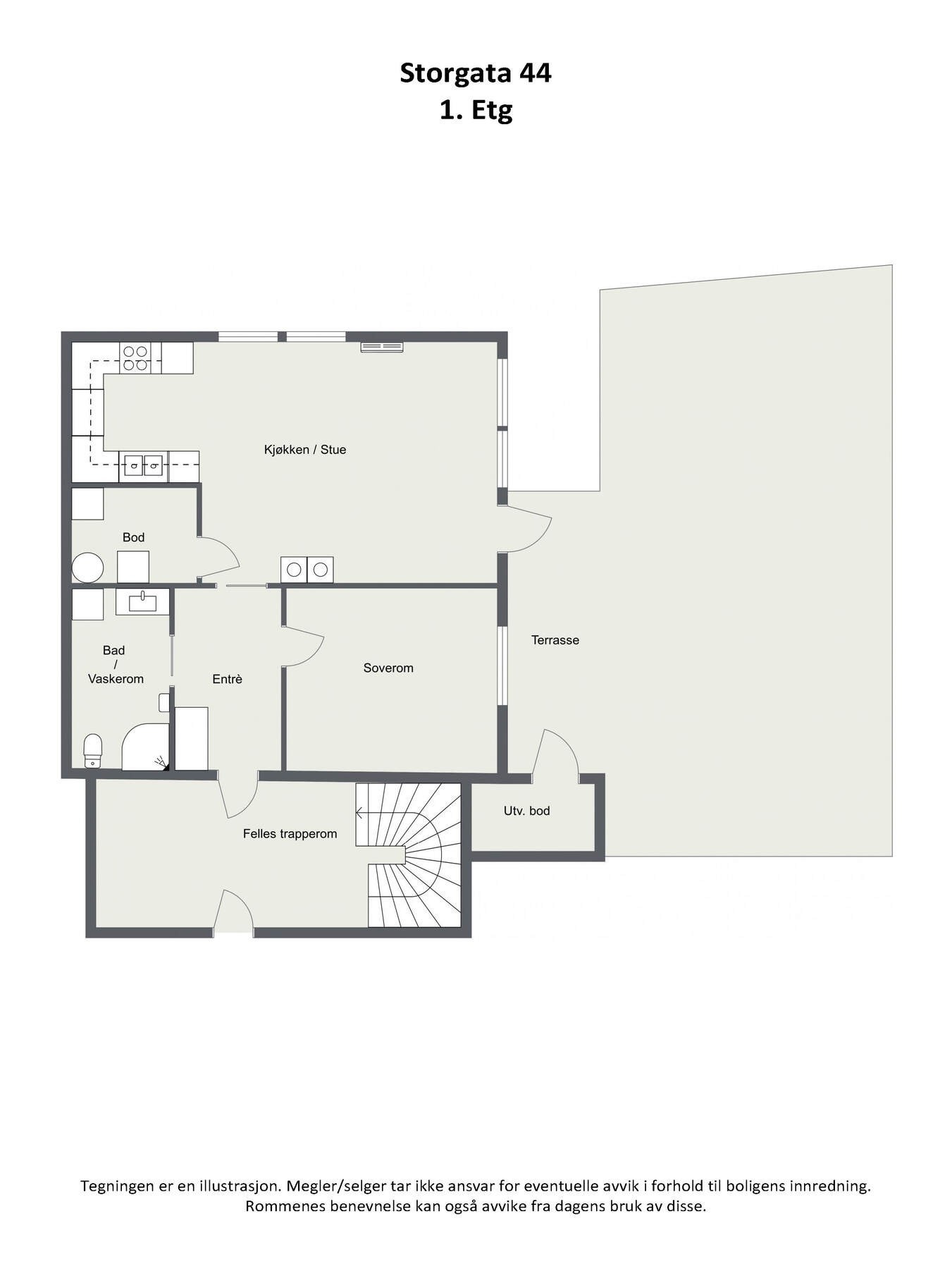 Plantegning 2D Galleribilde