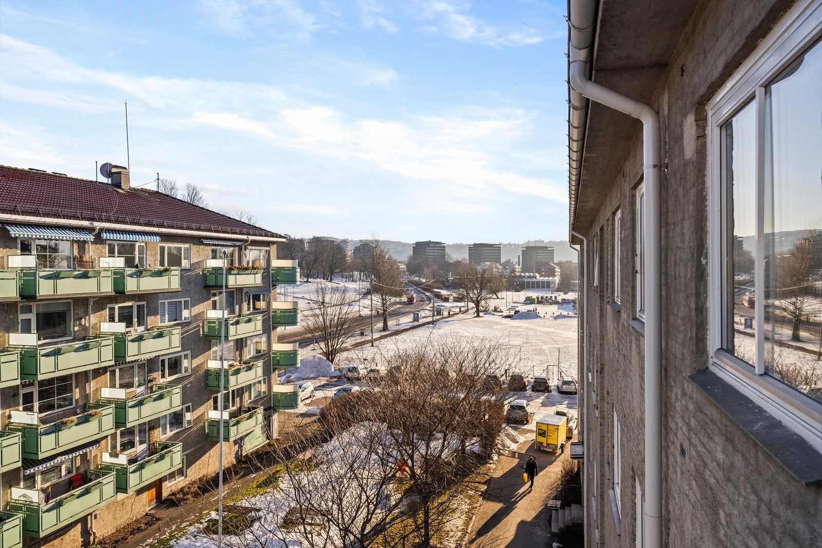 Utsyn fra balkognen. Galleribilde
