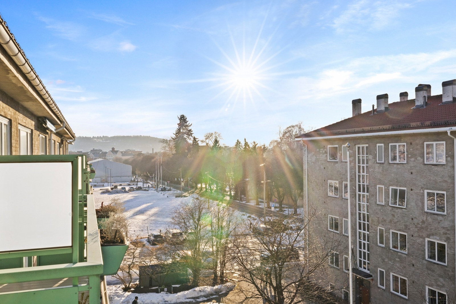 Hyggelig utsikt fra balkongen! Galleribilde