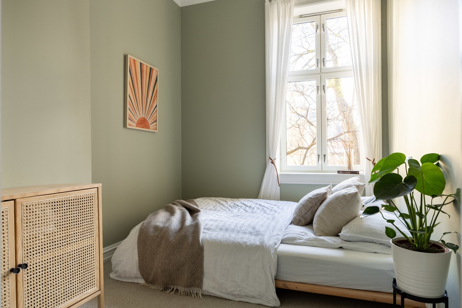 Det andre soverommet egner seg utmerket som barnerom, gjesterom eller kontor. Galleribilde