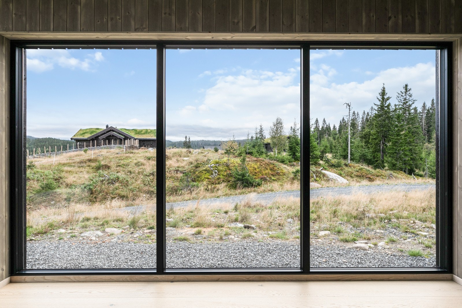 Flott utsyn fra stue Galleribilde