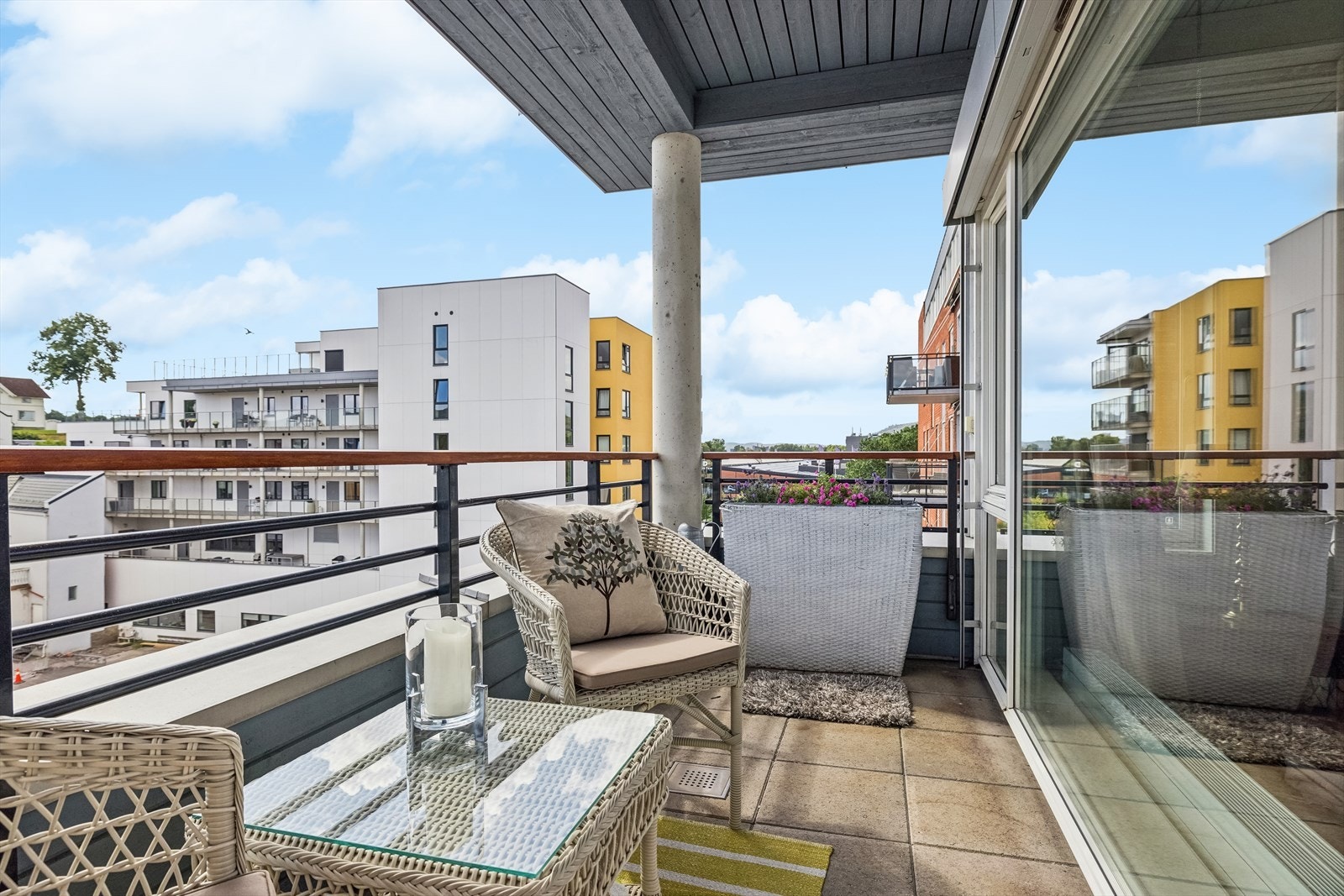 Balkong på 8 kvm Galleribilde