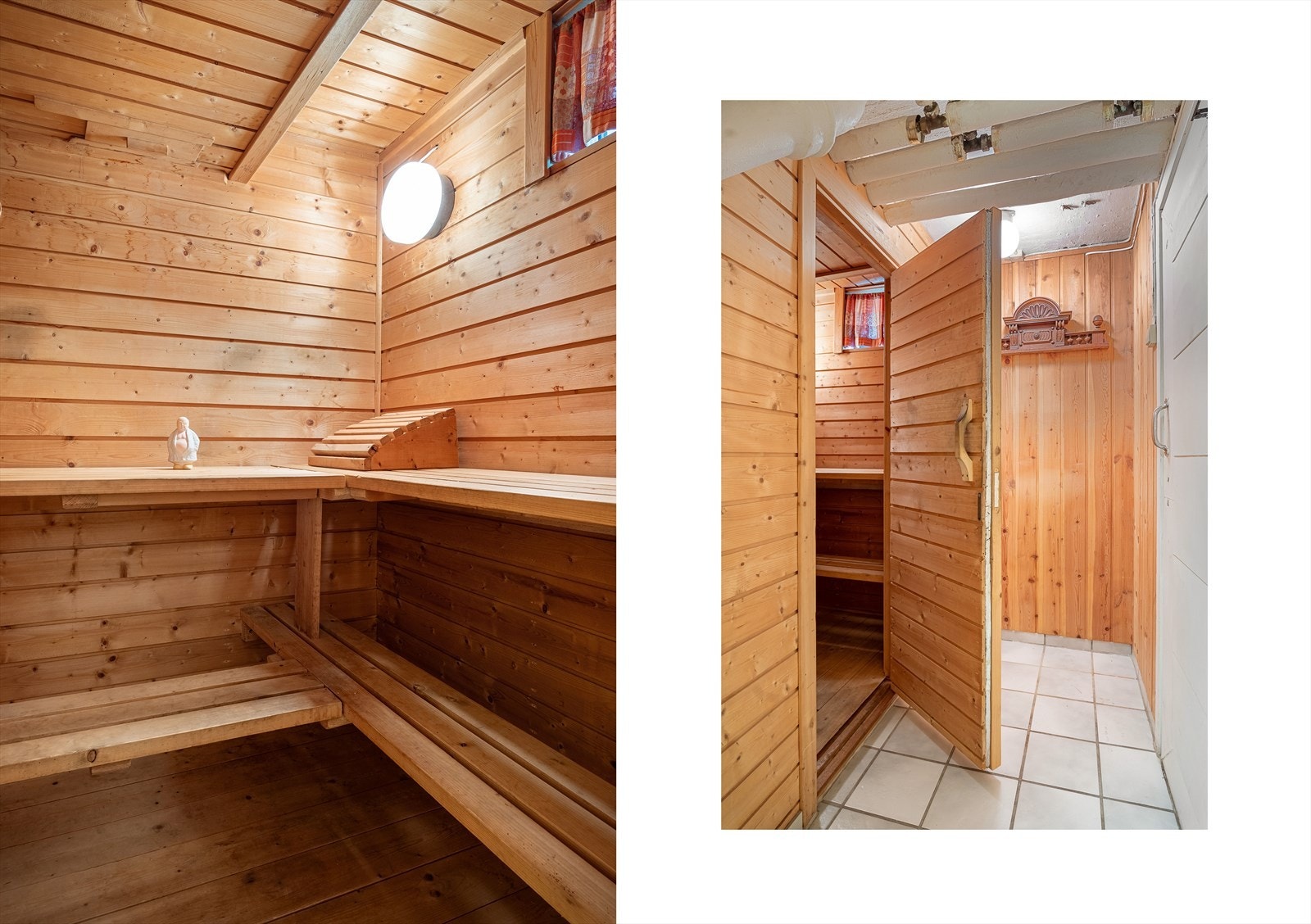 Badstu med elektrisk ovn. Galleribilde