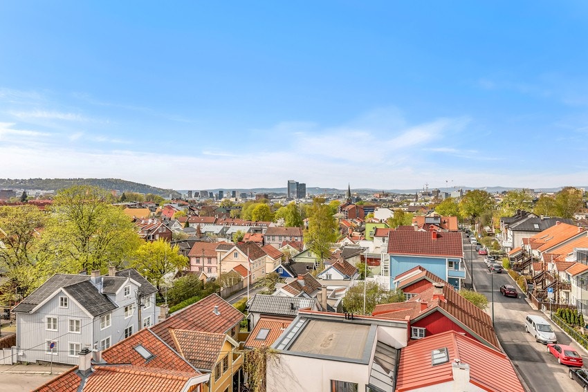 Her kan store deler av hovedstaden beskues fra fugleperspektiv. Galleribilde