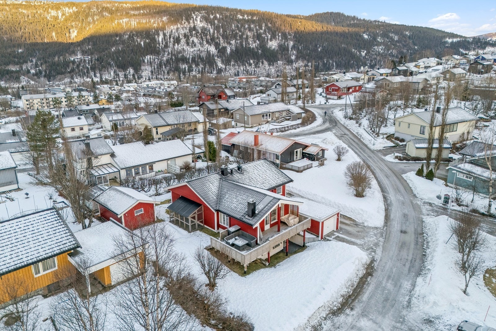 Øvre steinbakken er et populært nabolag med lite forbipasserende trafikk Galleribilde