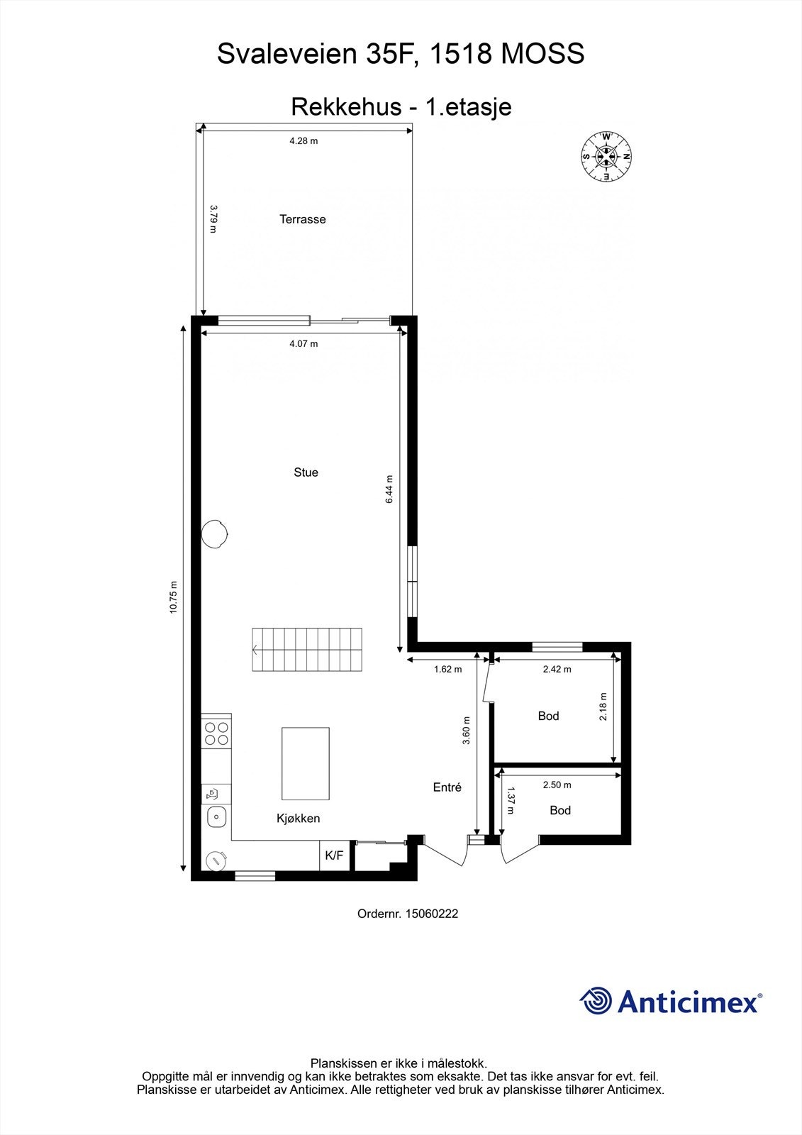 Veiledende skisse av første etasje. Galleribilde