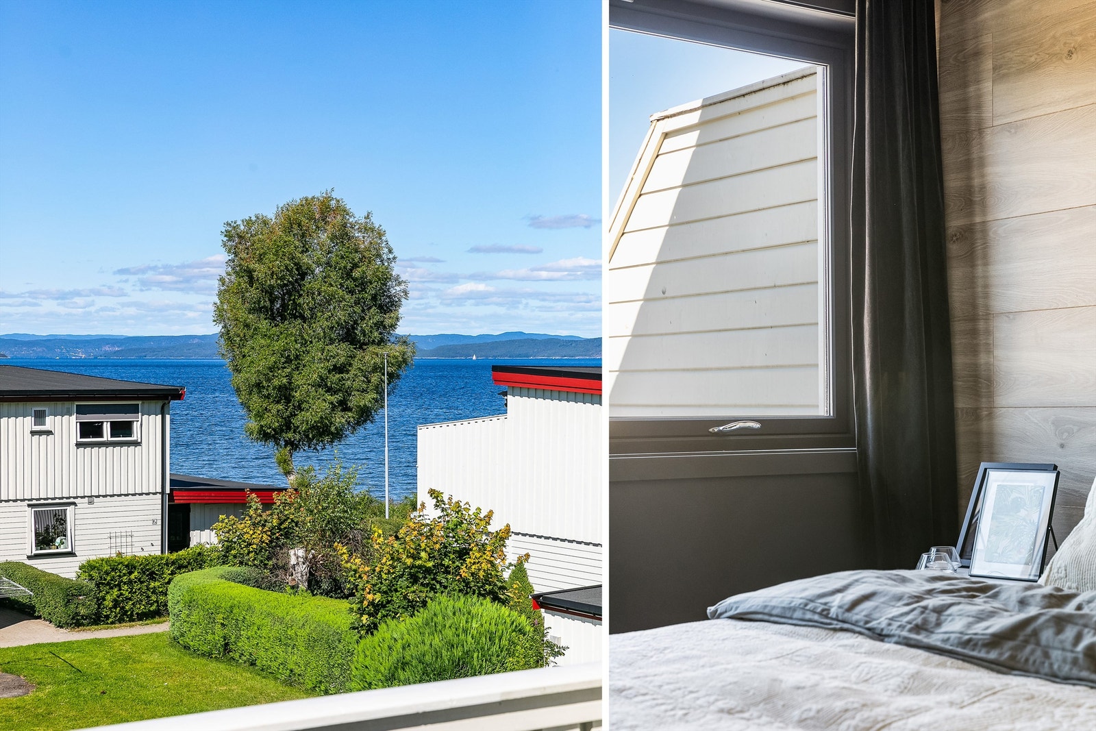 Året gjennom kan du våkne til flott utsikt mot fjorden og Vestfold-siden. Galleribilde