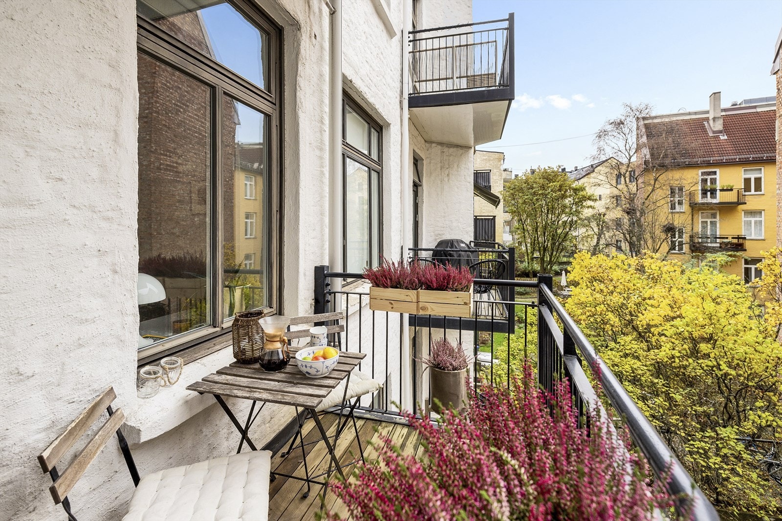 Her er det plass til utemøblement og beplantning. Galleribilde