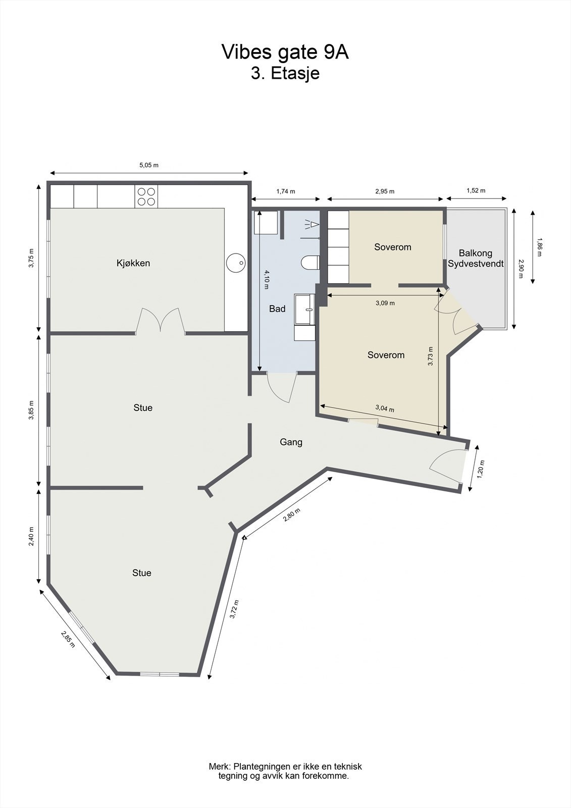 Plantegning. Galleribilde