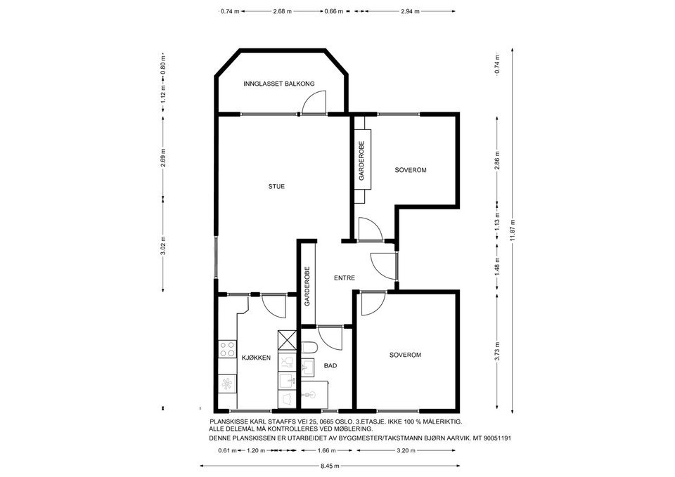 Karl Staaffs vei 25, plantegning.jpg Galleribilde