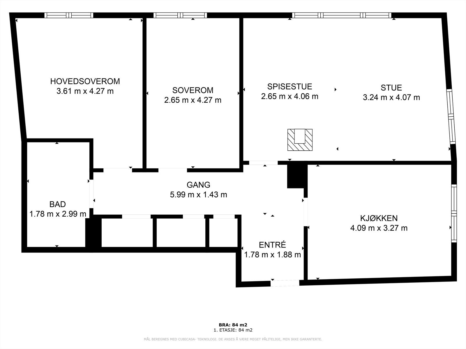 Plantegning. Galleribilde