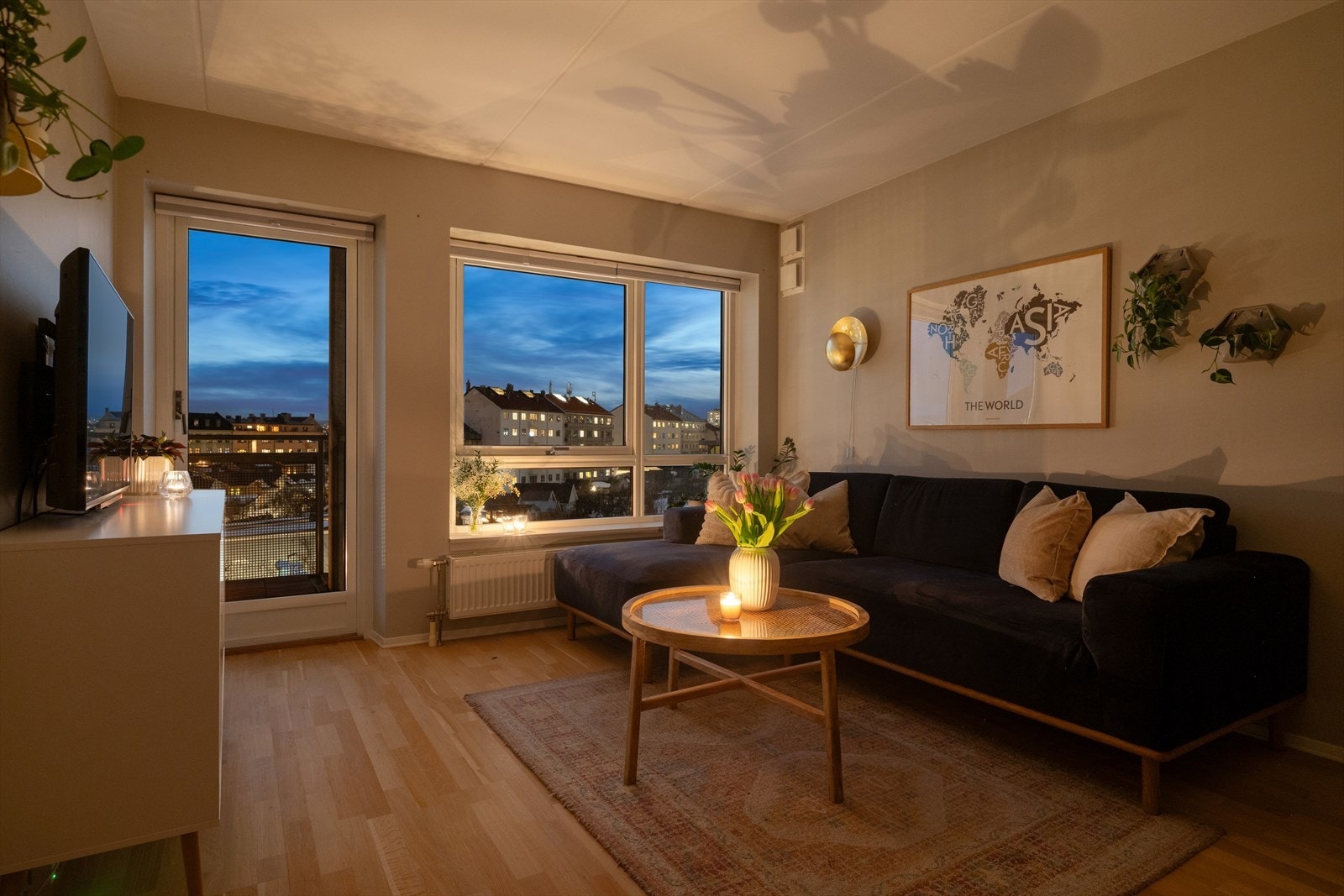 Kveldsstemning Galleribilde