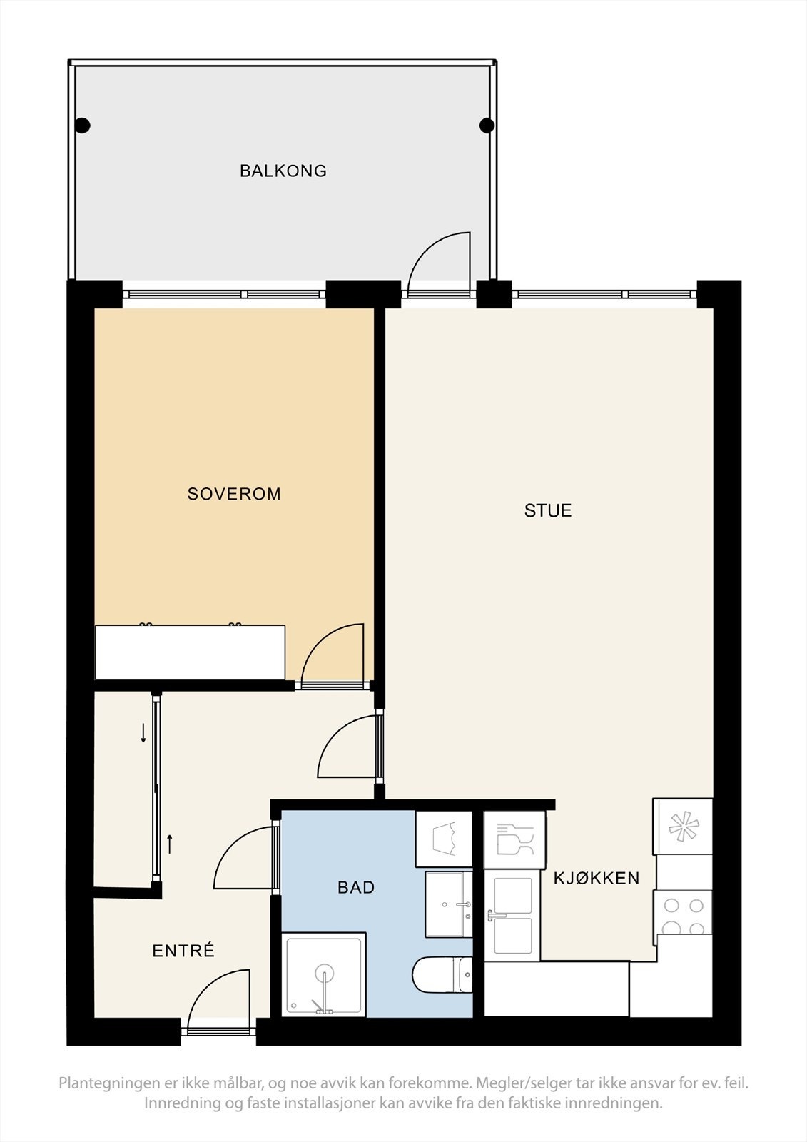 Plantegning Galleribilde