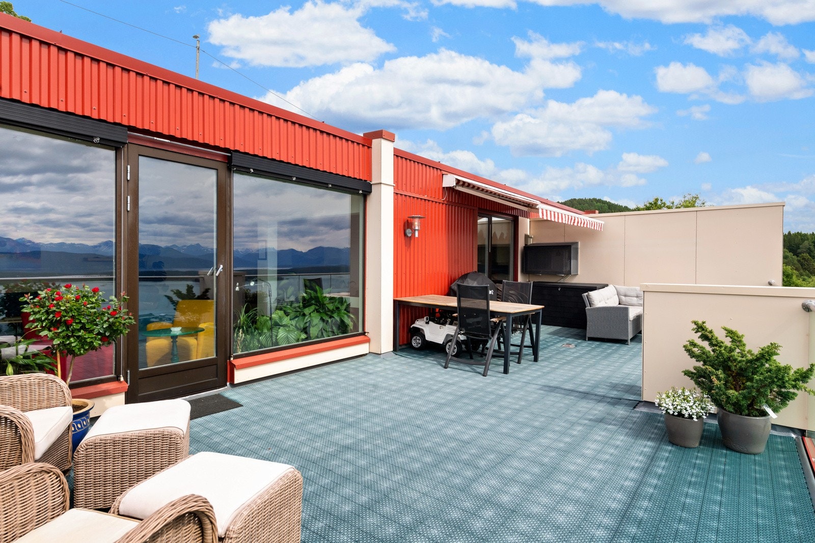 Her kan varme sommerdager virkelig nytes. Galleribilde