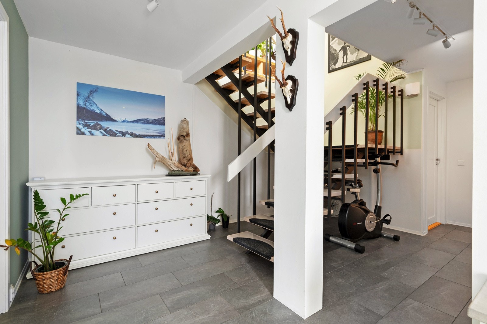 Velkommen inn! Romslig hall. Galleribilde