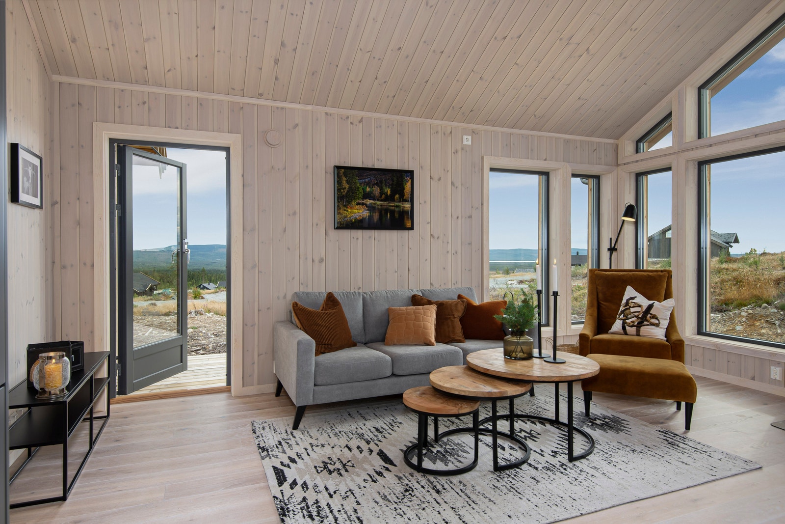 Parkett fra Moelven av typen Snø. Galleribilde