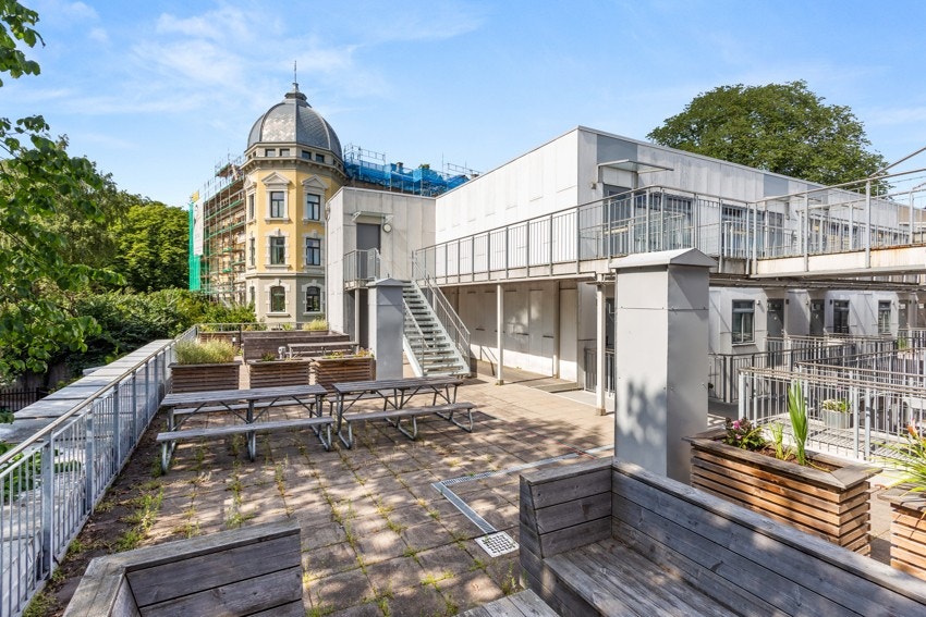 Herlig, felles takterrasse i 5. etasje. Galleribilde