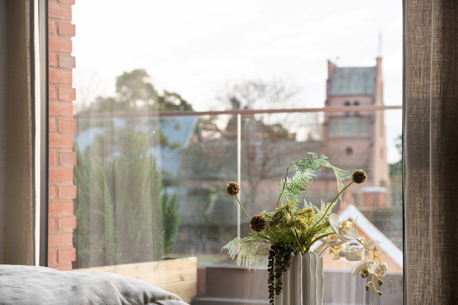 Utsyn fra hovedsoverom. Galleribilde