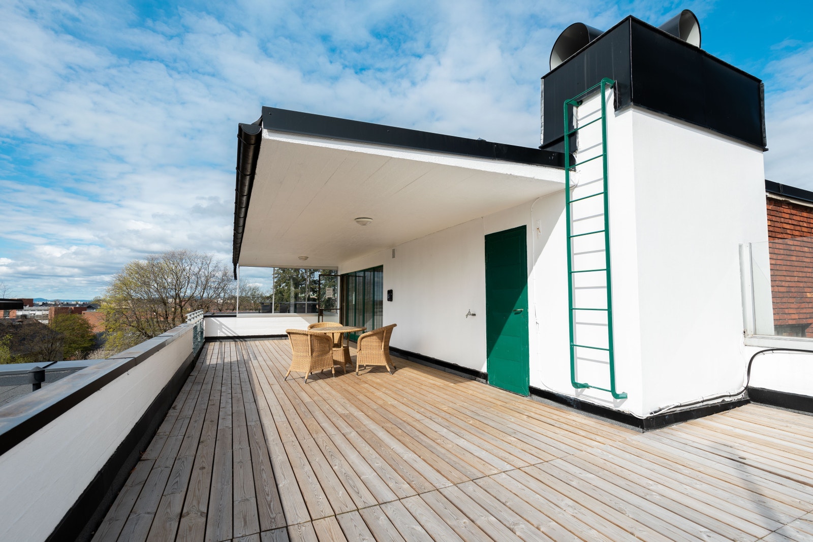 Felles takterrasse. Galleribilde