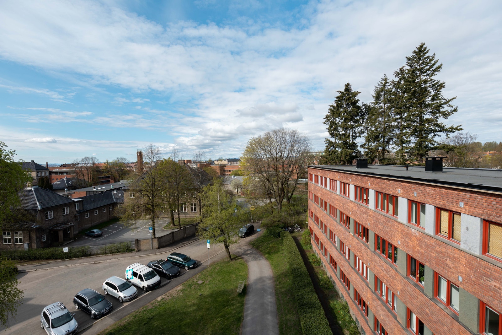 Utsiktsbilde fra takterrassen Galleribilde