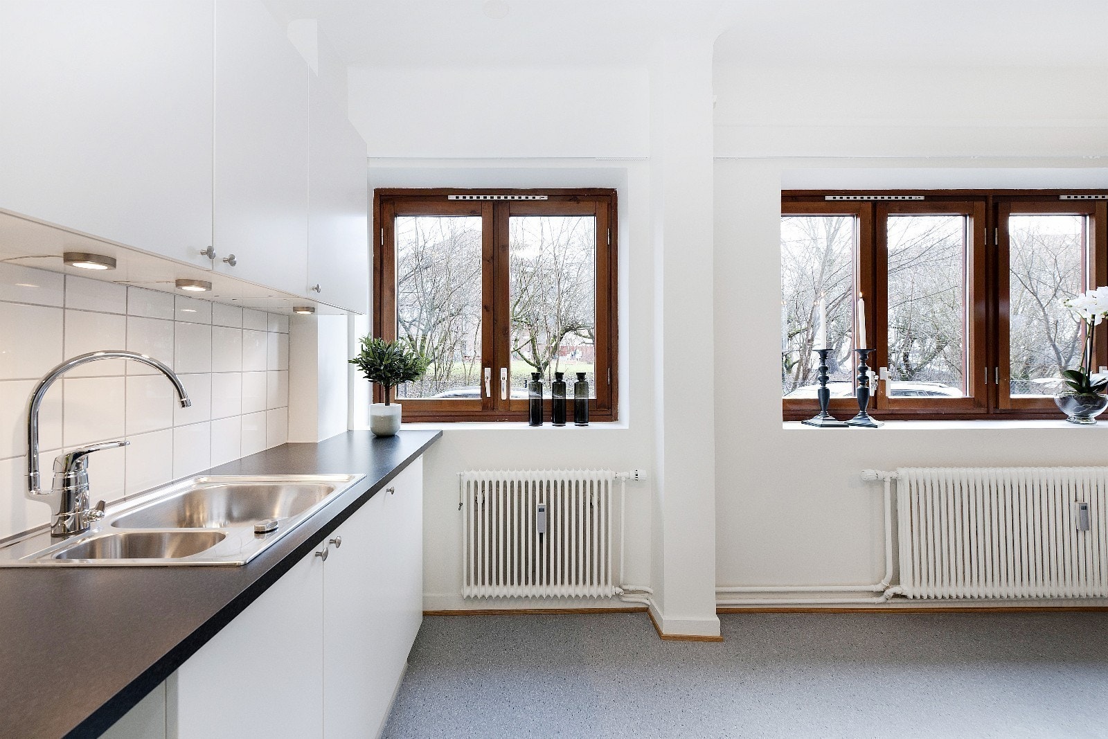 Kjøkken
Bilde fra tilsvarende leilighet, med annet type gulv. Galleribilde