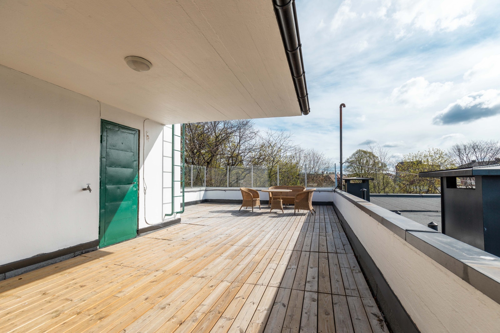 Felles takterrasse. Galleribilde