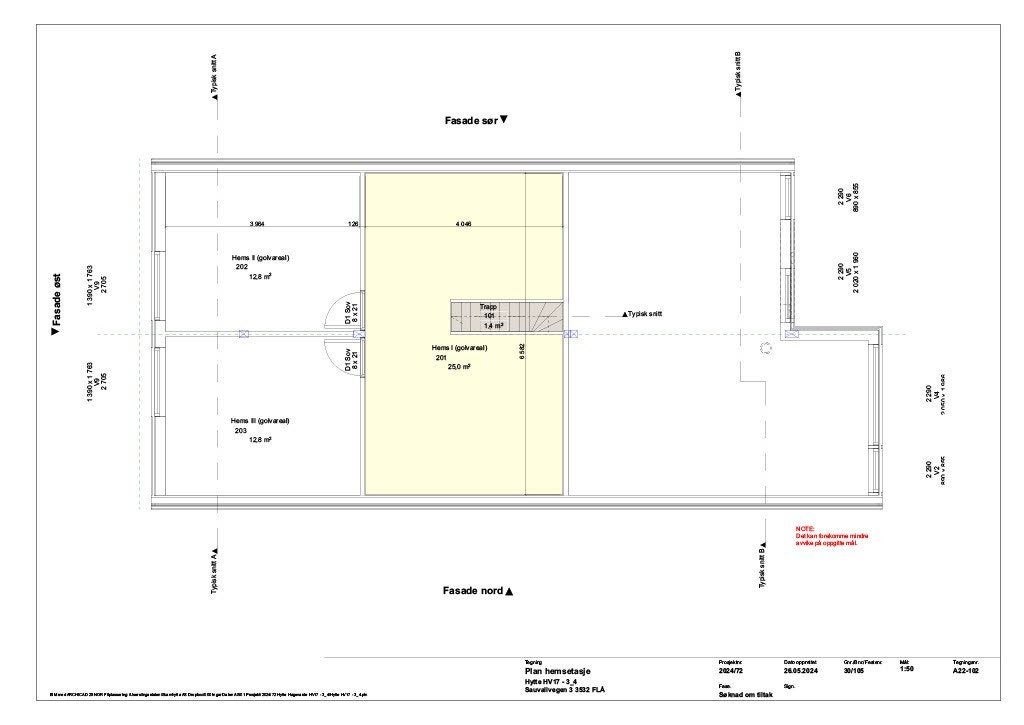 Plantegning hems Galleribilde