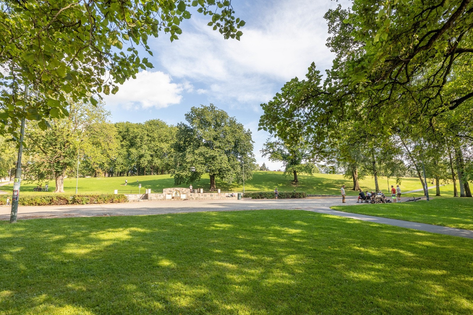Leiligheten har kort avstand til Torshovparken. Galleribilde