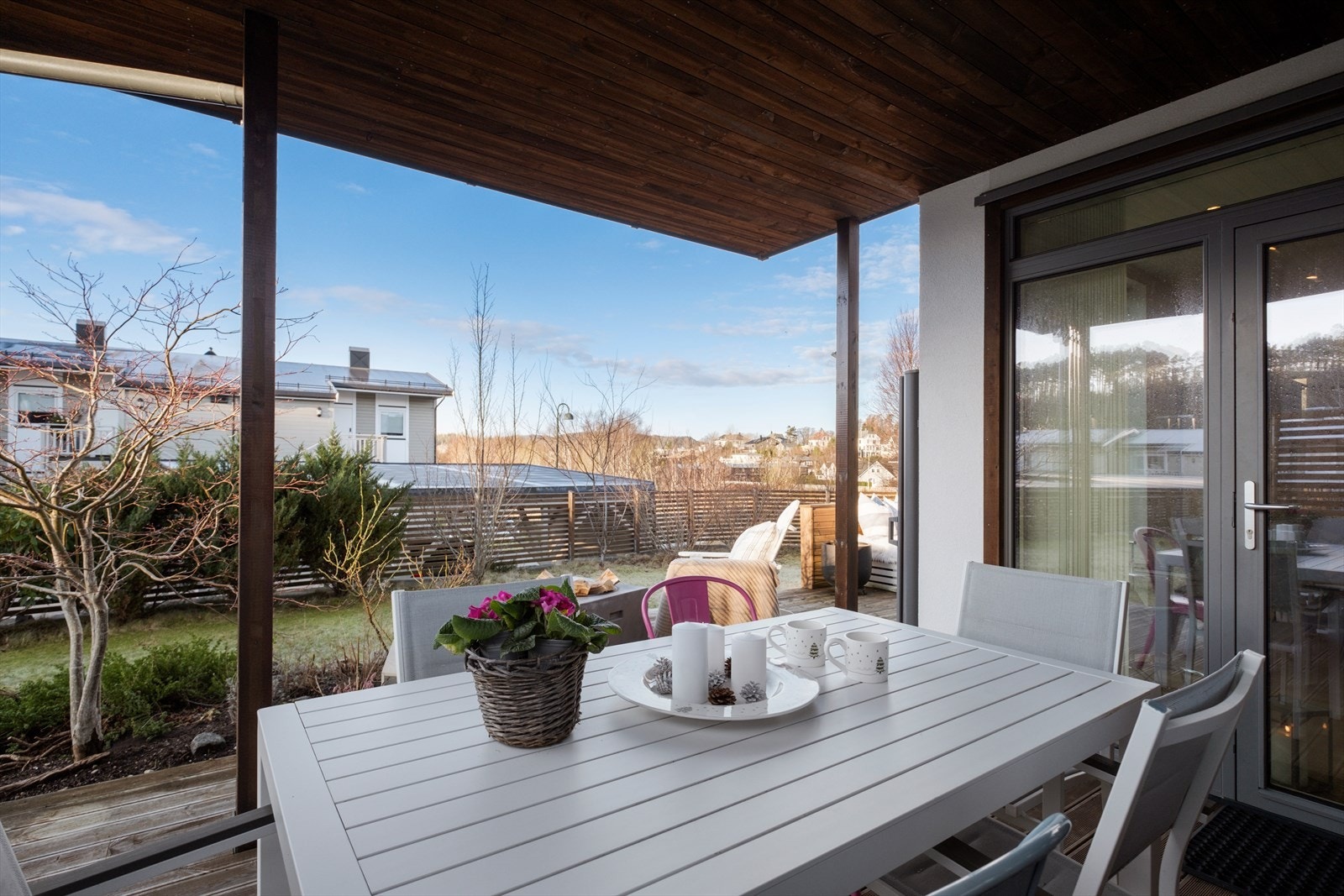 Fra terrasen Galleribilde