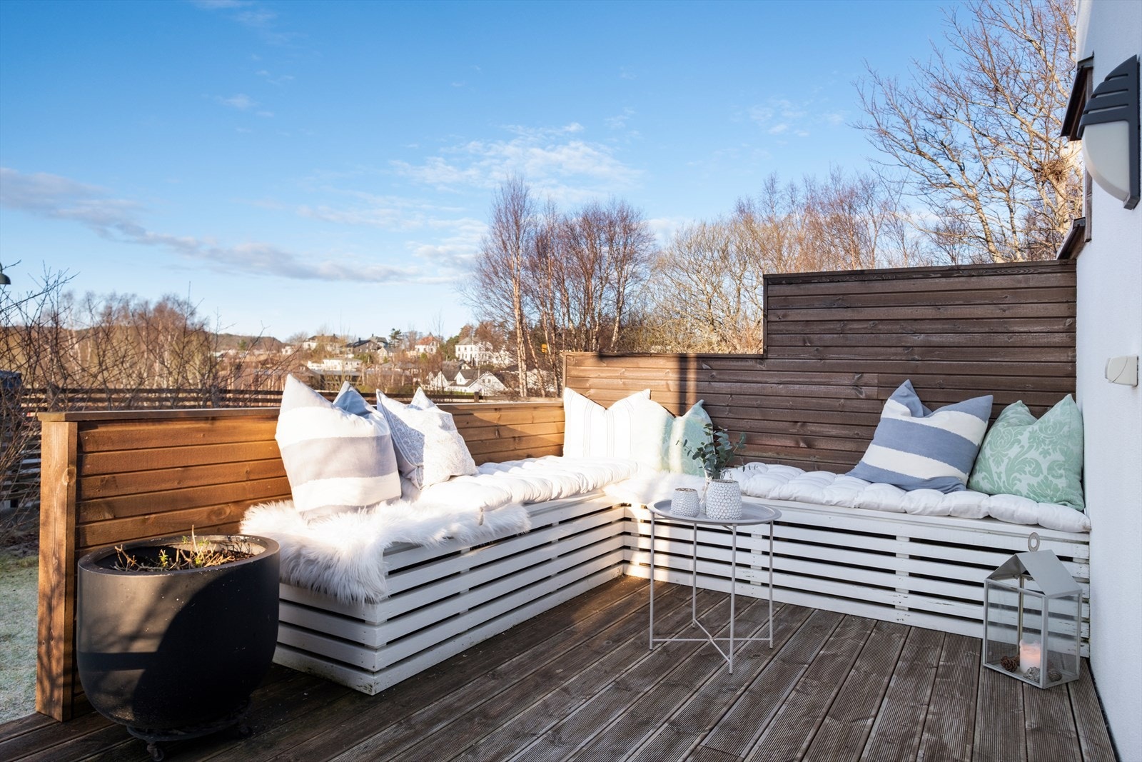 Fra terrassen Galleribilde